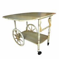 Vintage Drop-Leaf Serving Cart