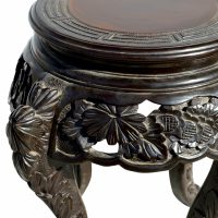Vintage Caved Chinese Side Table