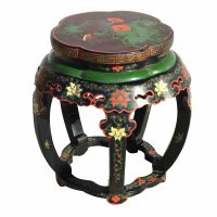 Vintage Chinese Lacquered Chinese Side Table