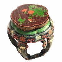 Vintage Chinese Lacquered Chinese Side Table