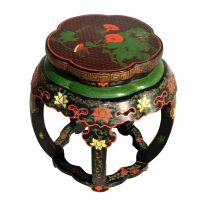 Vintage Chinese Lacquered Chinese Side Table