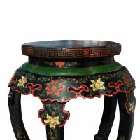Vintage Chinese Lacquered Chinese Side Table