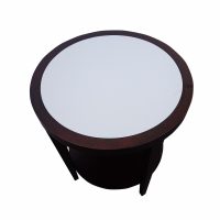 Hickory Marble Side Table