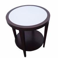 Hickory Marble Side Table