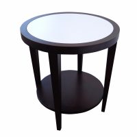 Hickory Marble Side Table