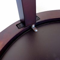 Hickory Marble Side Table