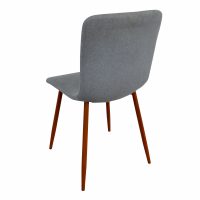 Set of 5 Side Chairs with Metal Base