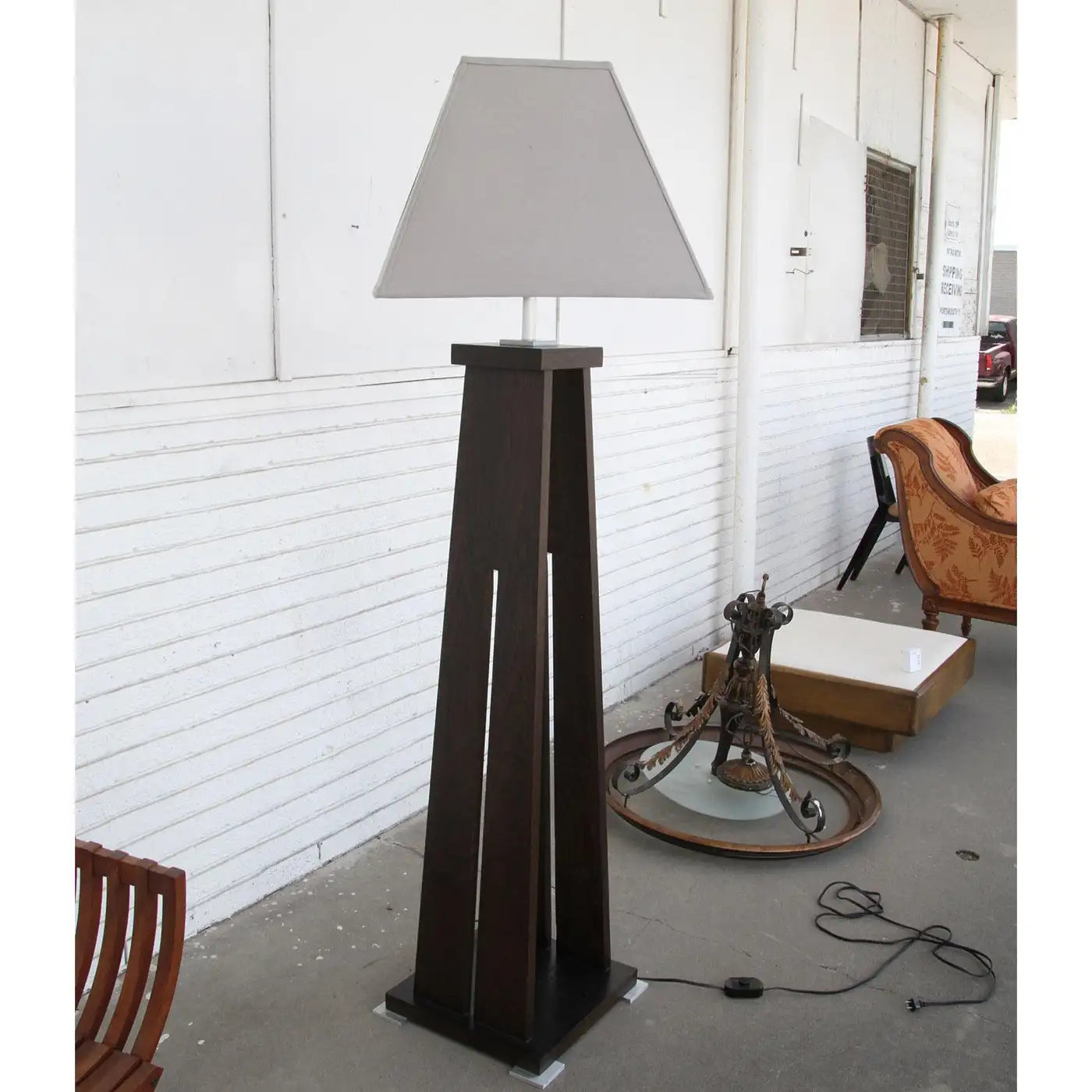 Euclid Mission Style Floor Lamp by Mirak Furniture