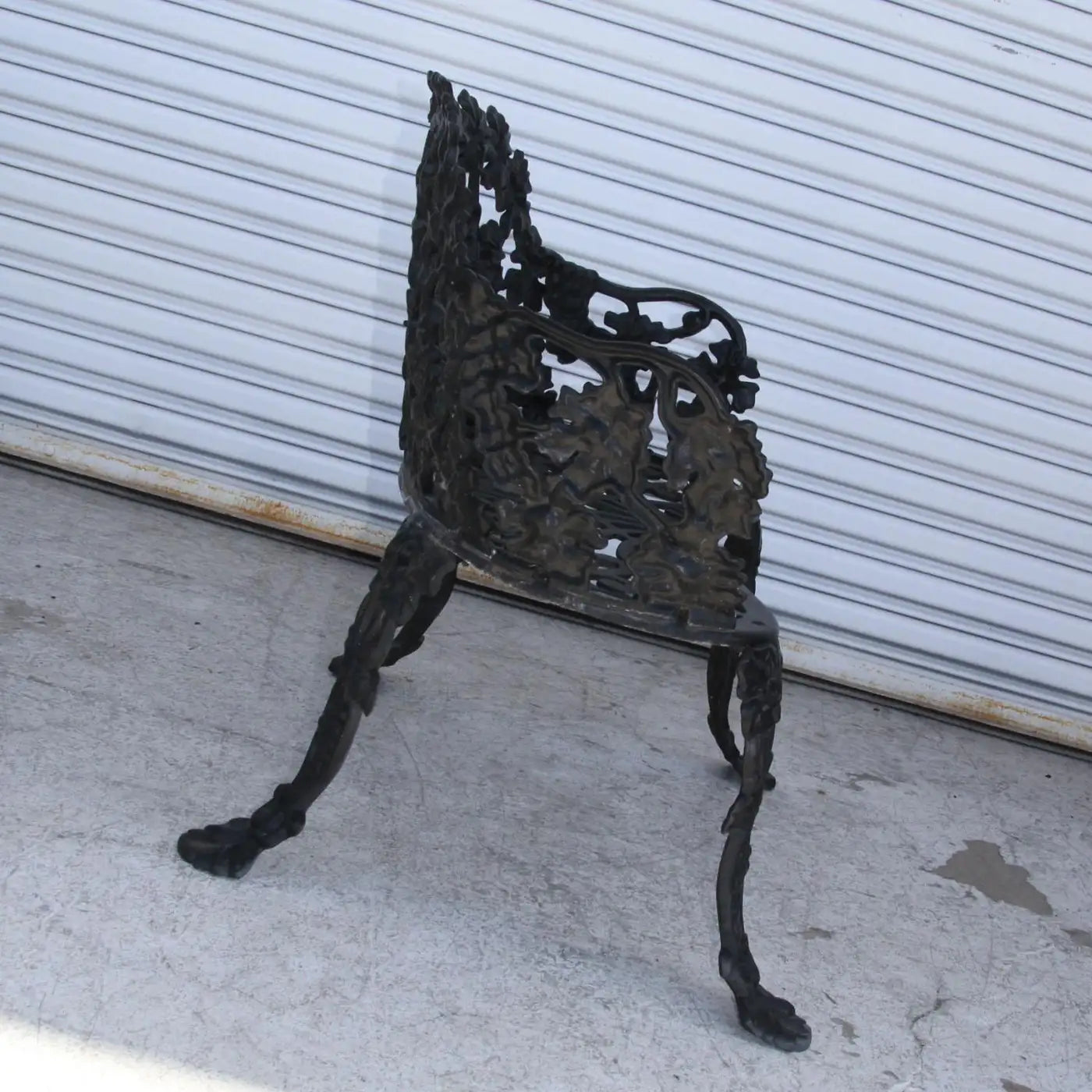 Vintage Garden Cast Iron Settee and Chair
