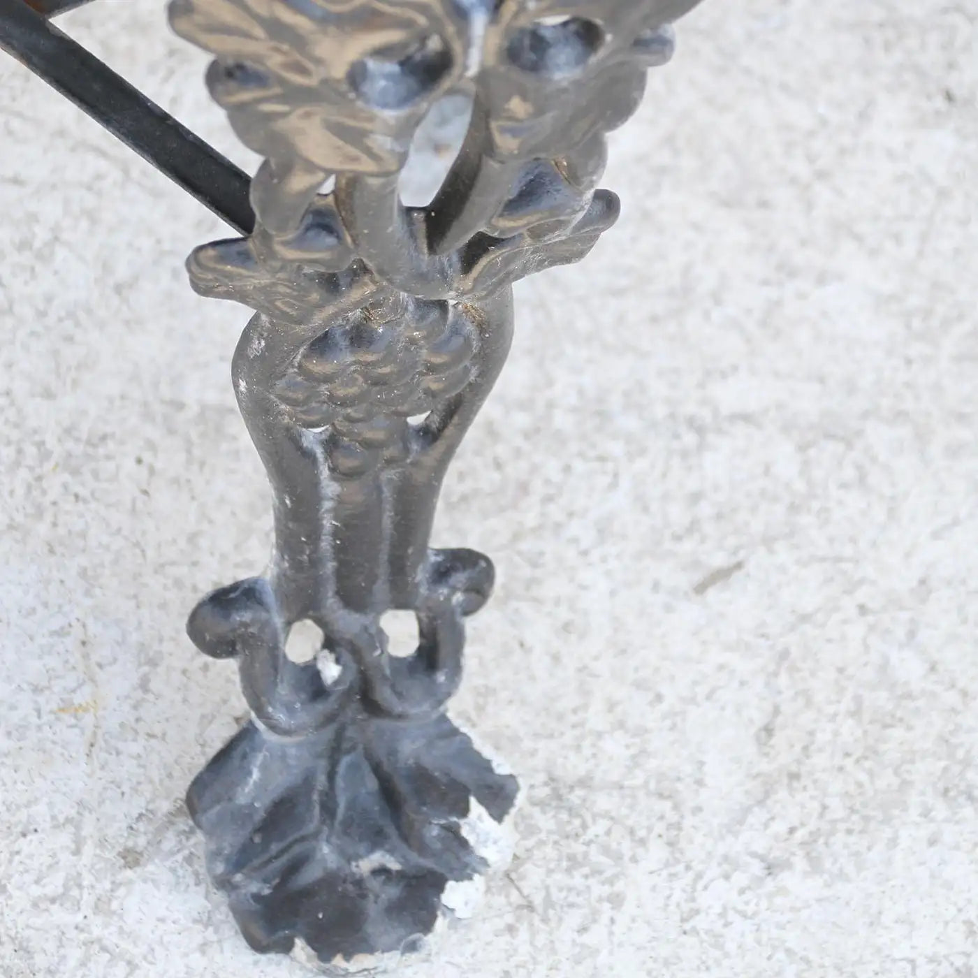 Vintage Garden Cast Iron Settee and Chair