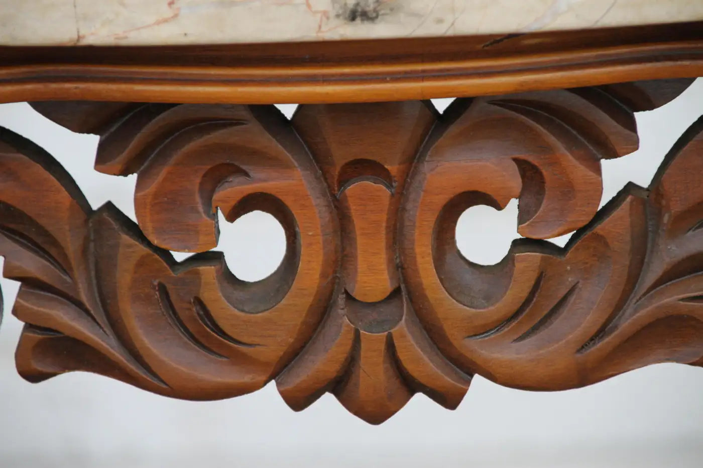 W & Z Rococo Style Marble Entry or Side Table