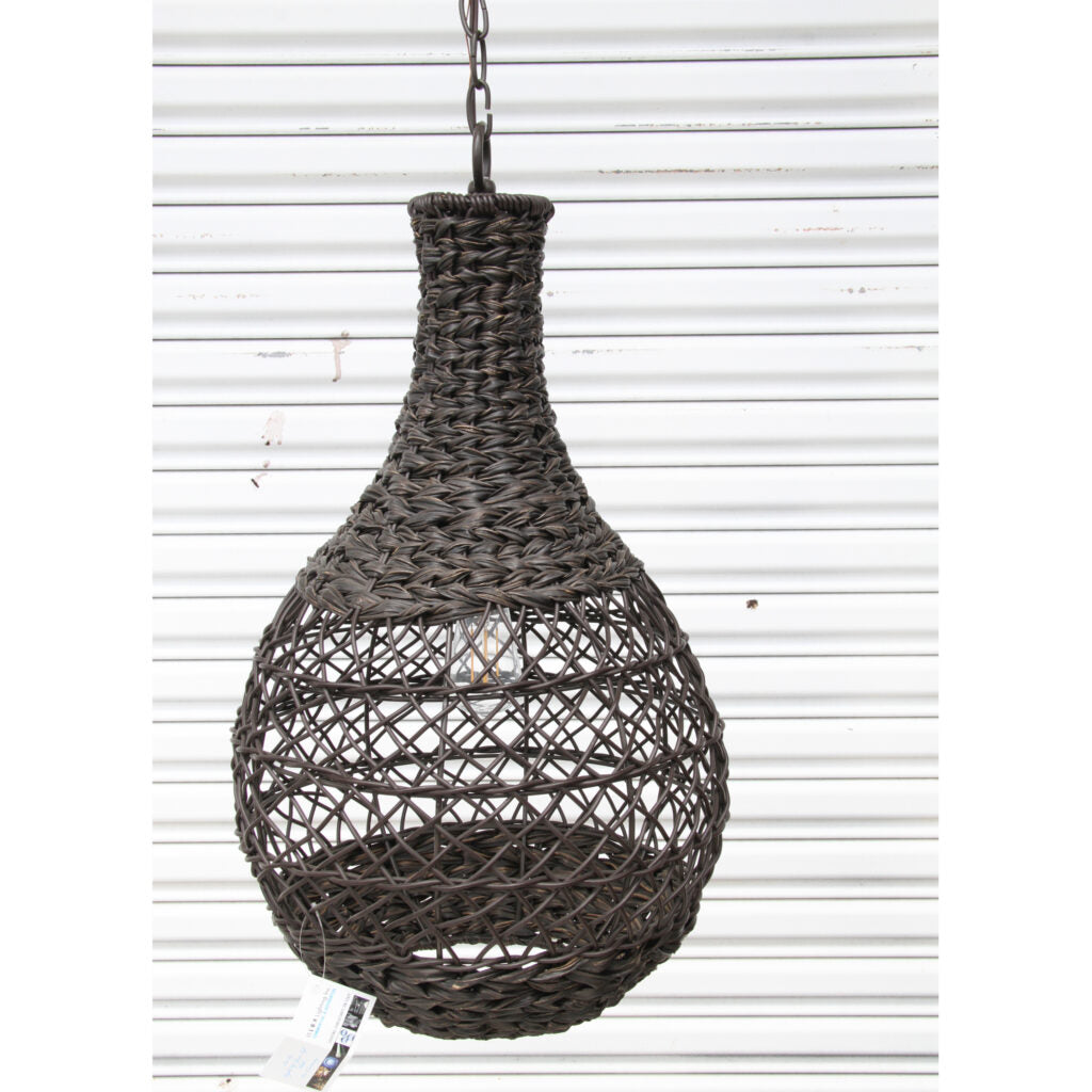 Woven Boho Basket Pendant (MS10923)