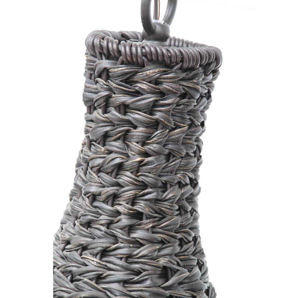 Woven Boho Basket Pendant (MS10923)