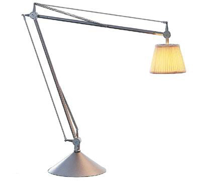 Flos Philippe Starck Archimoon Soft Table Lamp Aluminum Italian (MS8292)