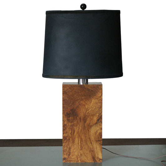Mid century modern rectangular table lamp vintage MCM lighting