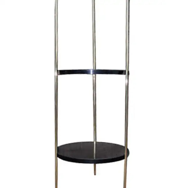 Laurel Lamp Co. Shelved Metal Floor Lamp Side Table (MR5330)