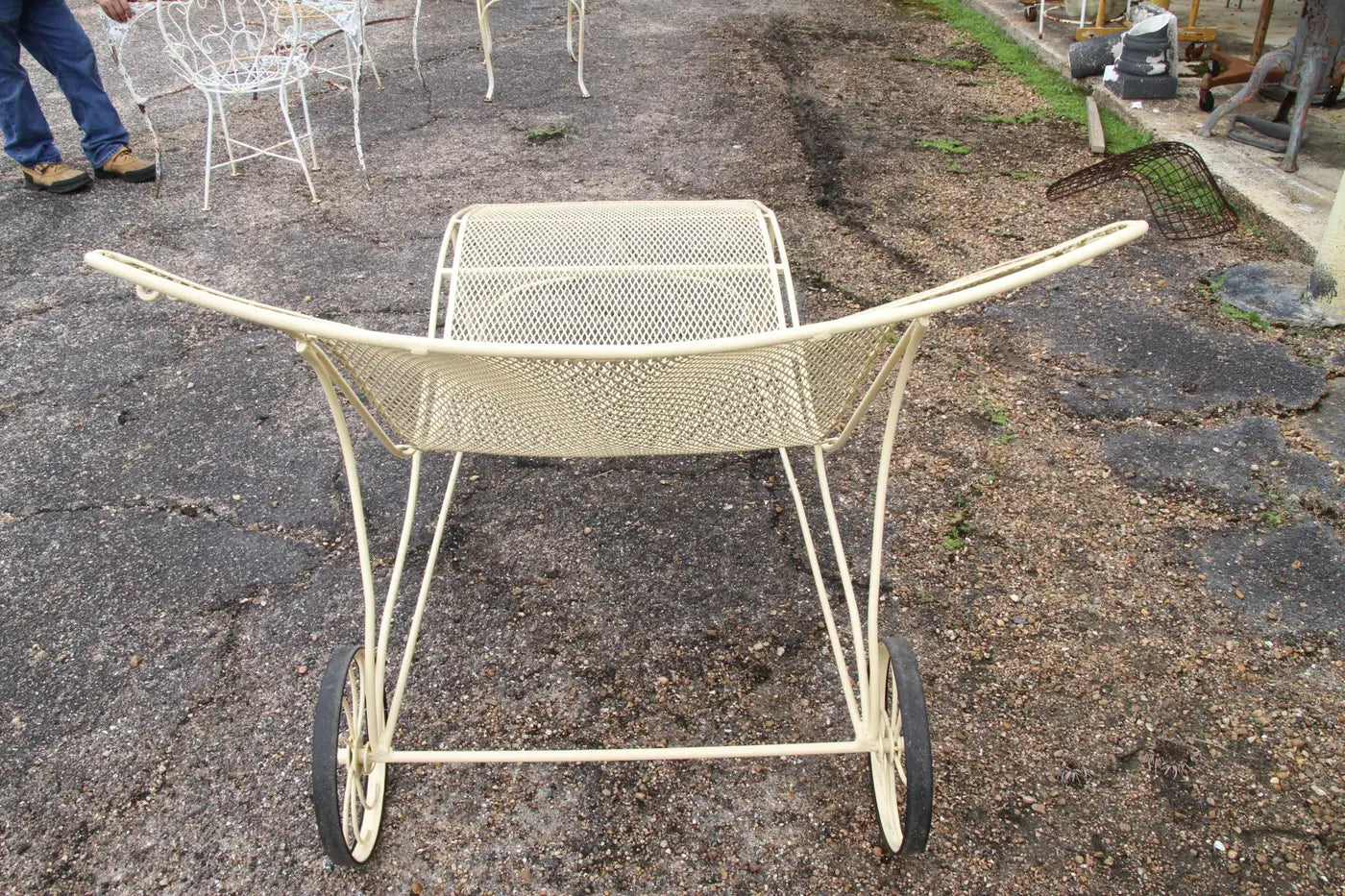 1 Vintage Russell Woodard Patio Chaise Metro Retro Furniture