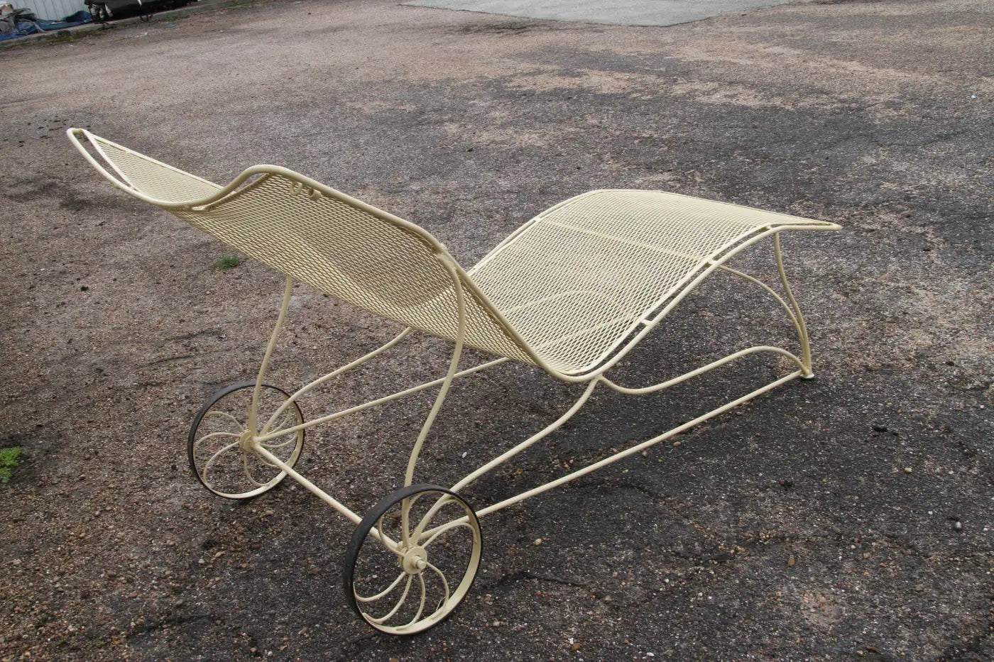 1 Vintage Russell Woodard Patio Chaise Metro Retro Furniture