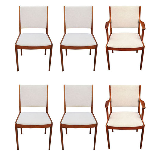 Vintage Johannes Andersen for Uldum Mobelfabrik Danish Teak Dining Chairs