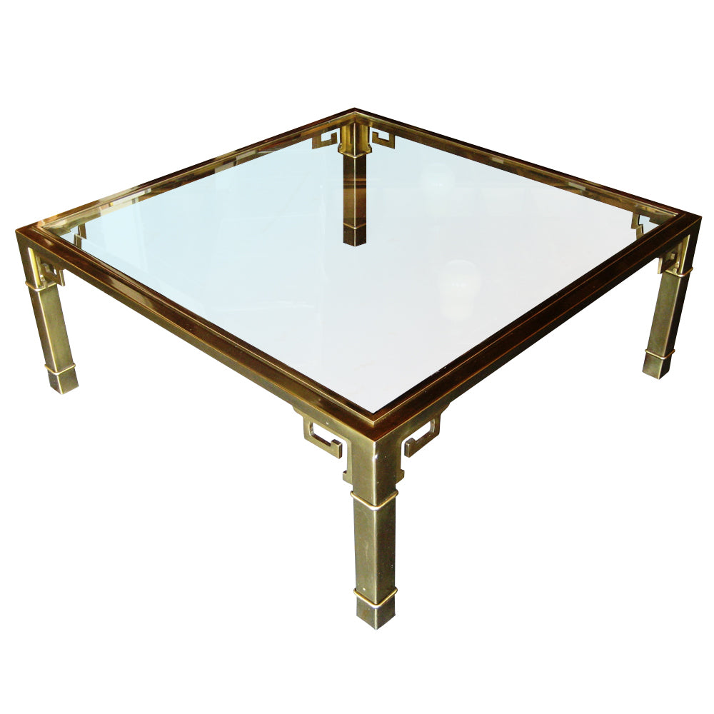 Vintage Mid Century Mastercraft Brass Coffee Table TABLE BASE ONLY