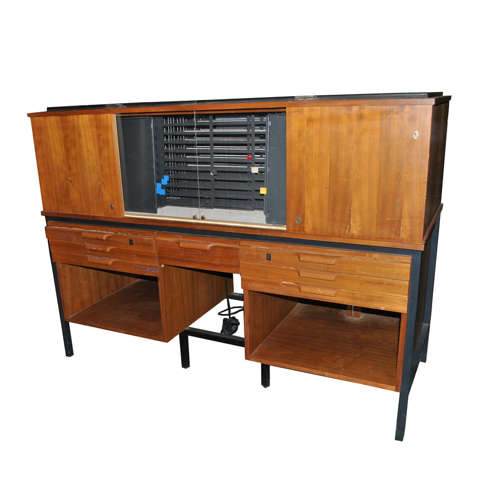 George Nelson Style Slide Cabinet Light Photography Elden Enterprises (MR3037)