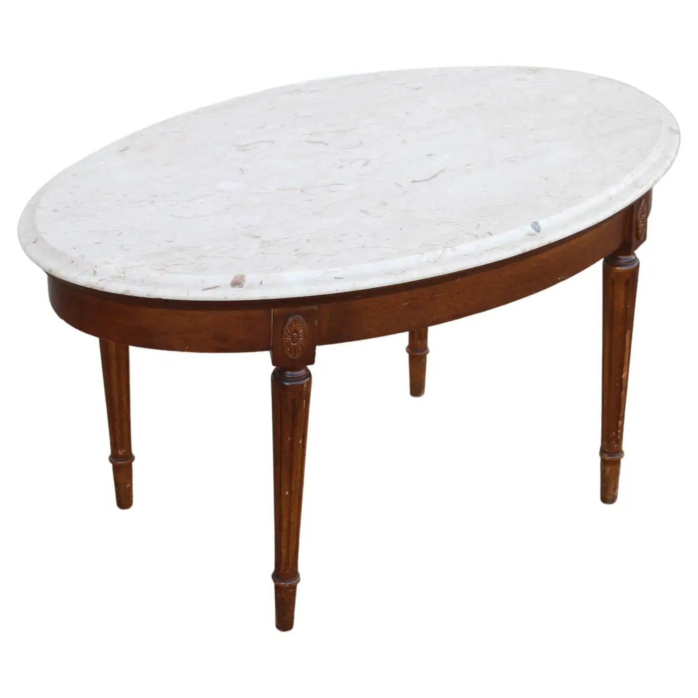 Federal Style Marble Coffee Table