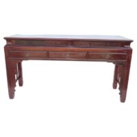 7ft Chinese Chippendale Console or Bar