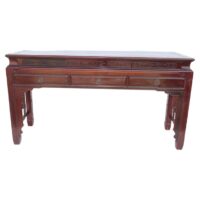 7ft Chinese Chippendale Console or Bar