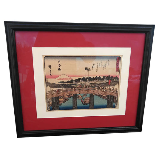 Ando Hiroshige woodblock print artwork