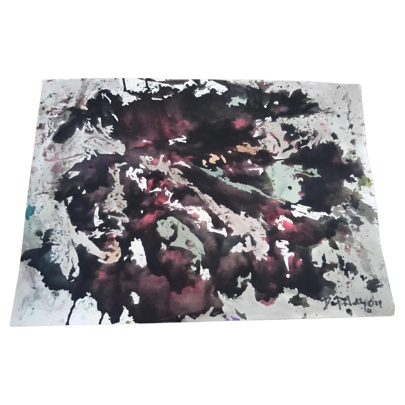 David F. Gatling acrylic painting on Arches paper