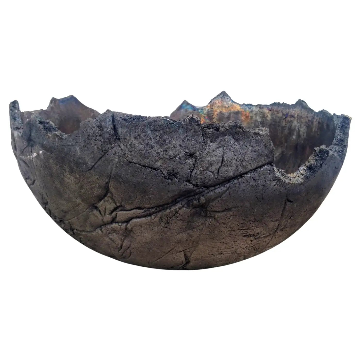 Bruny Graves large Raku pottery bowl