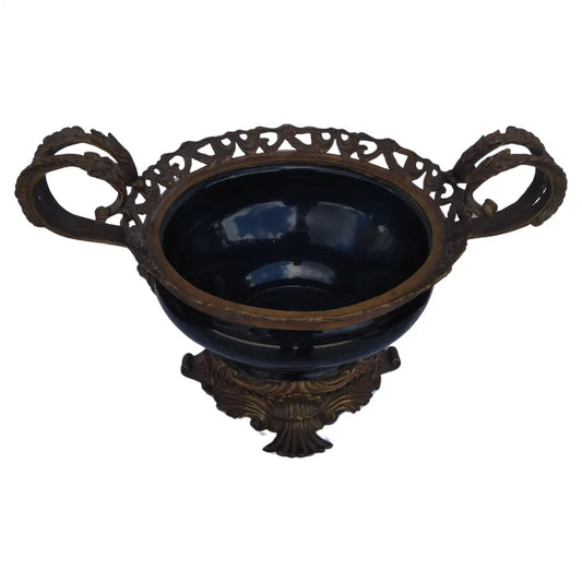 Bronze mounted Castellan porcelain centerpiece