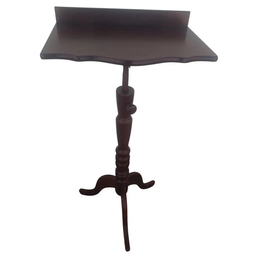 Mahogany adjustable lectern for professional use