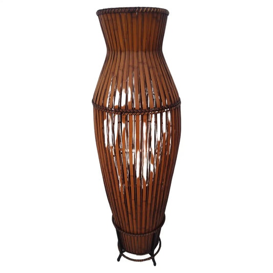 Large pineapple shaped basket on decorative stand