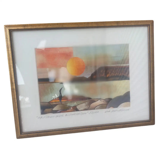 Signed and numbered Eva Jchticutterer lithograph