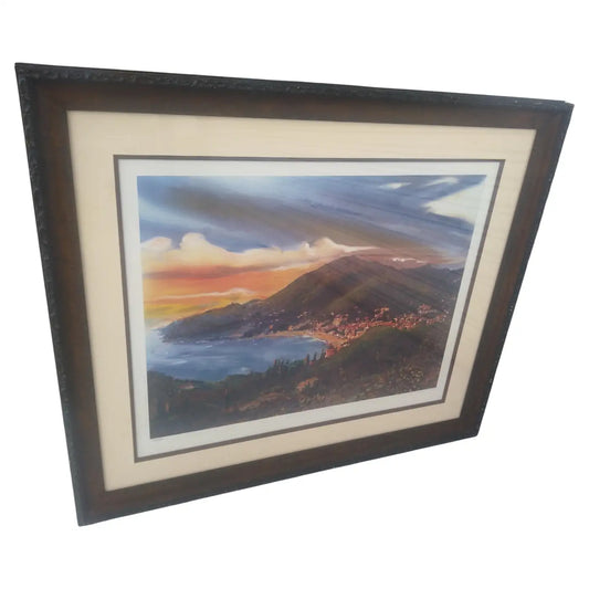 C. Bergman signed and numbered landscape lithograph