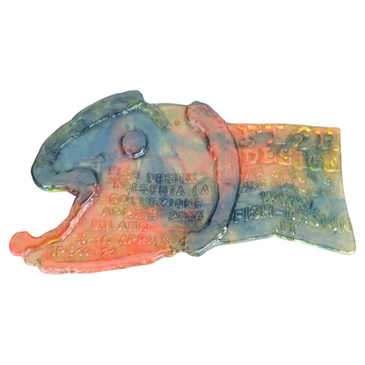 Gaetano Pesce fish exhibition invitation card