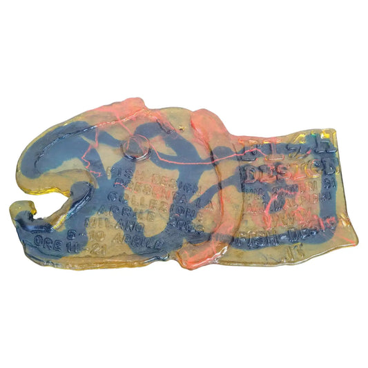 Gaetano Pesce fish exhibition invitation card