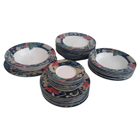 Set of Christopher Stuart Optima Floral China | Metro Retro Furniture