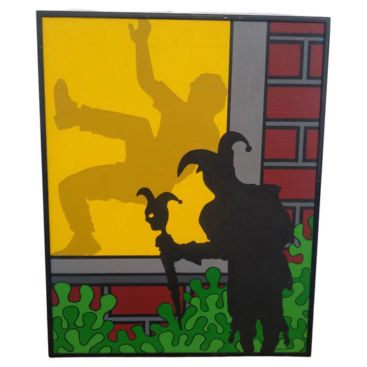 Brian Wilson "The Fall of a Fool" acrylic on canvas