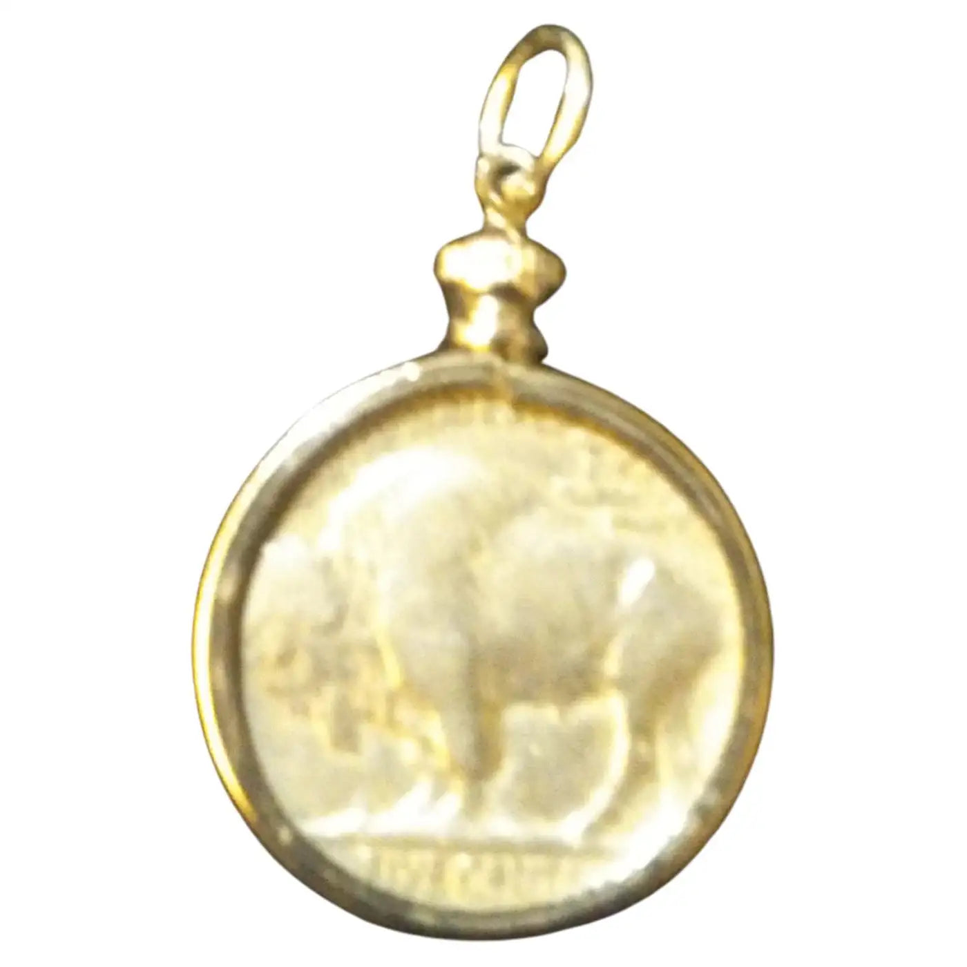 1937 Silver Buffalo Nickel Pendant