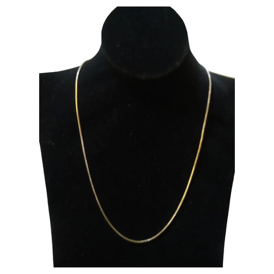 17 inch sterling silver round necklace with extension
