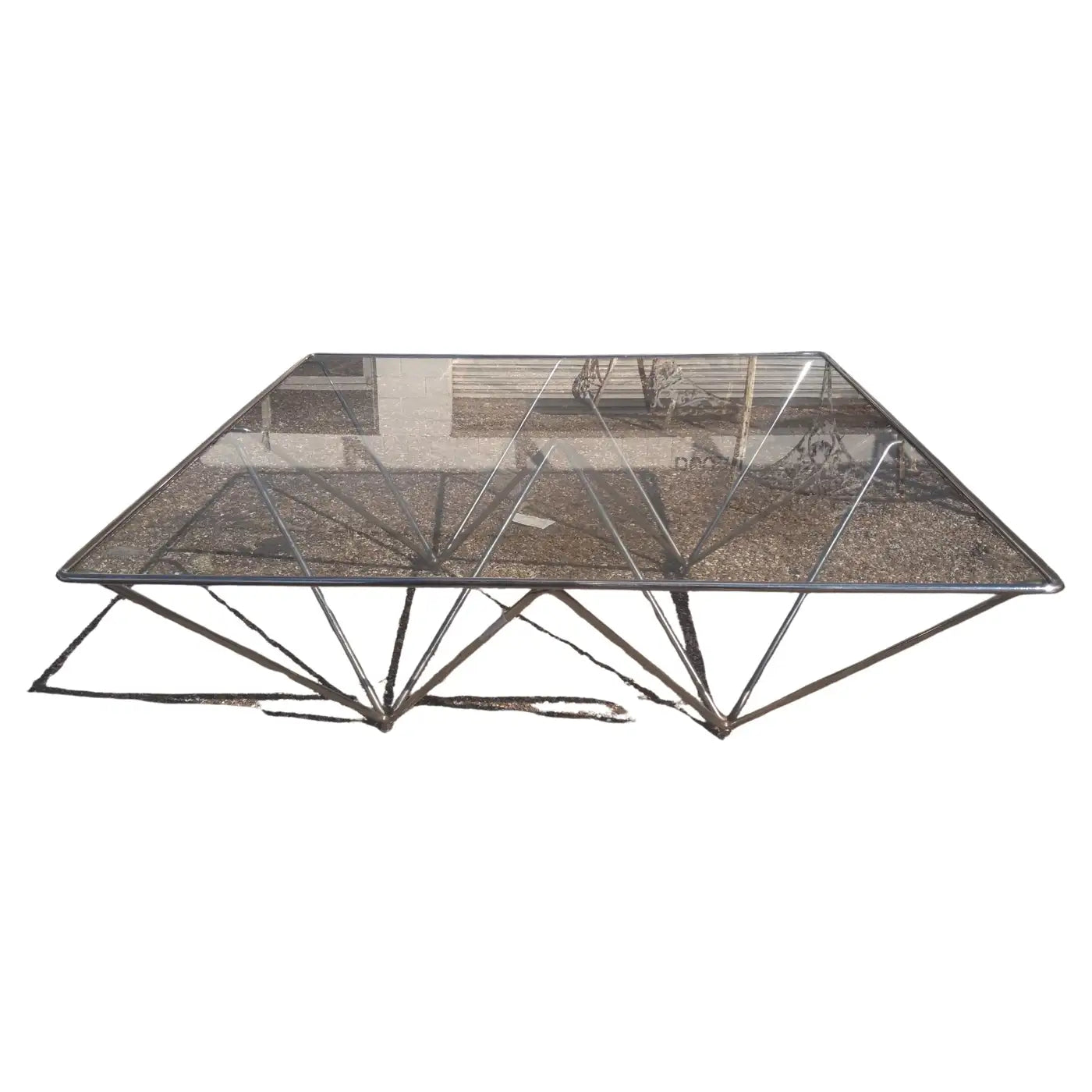 Luxury B&B Italia coffee table by Paolo Piva