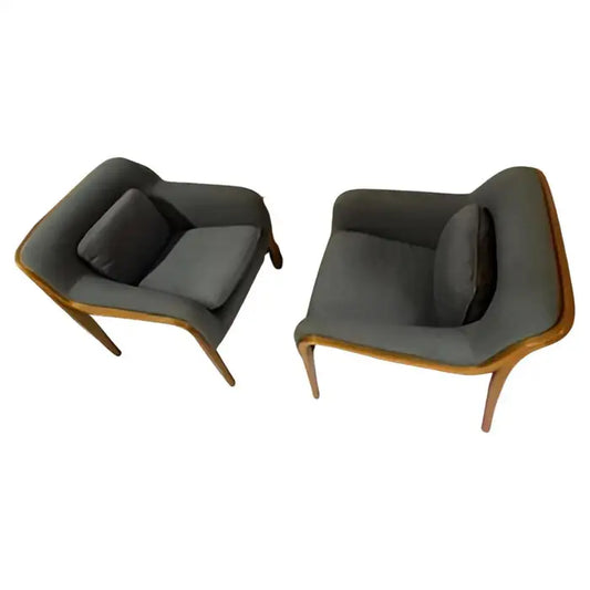 Pair of Bill Stephens lounge chairs for Knoll – mid-century modern design.