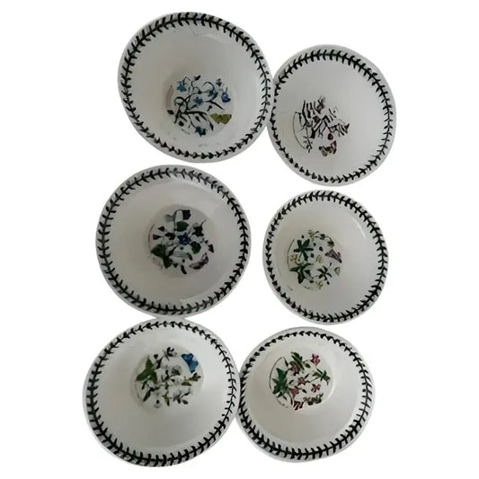 Lot of 6 portmeirion oatmeal plates
