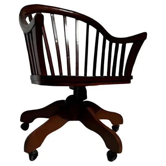 Windsor style swivel adjustable height chair