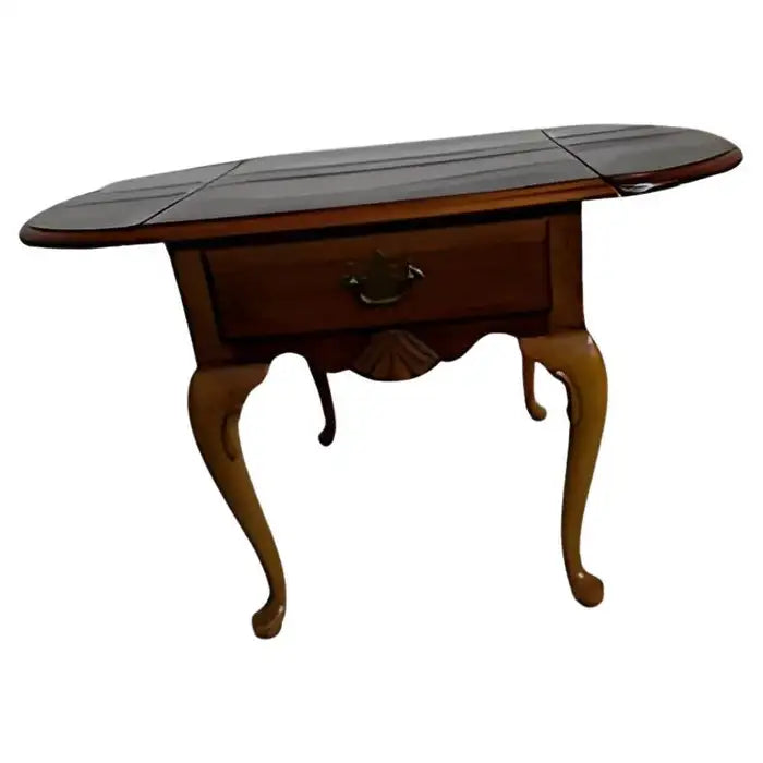Stanley Georgian style drop leaf side table