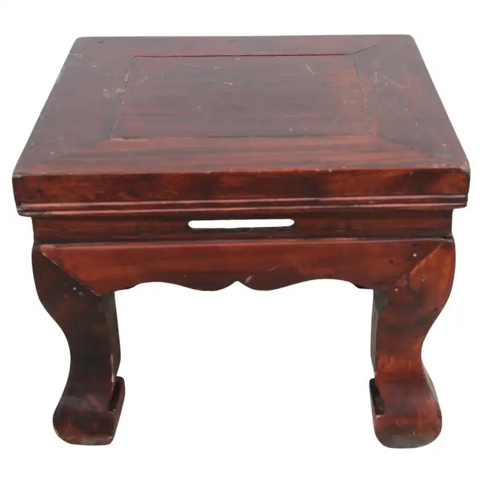 Wood footstool