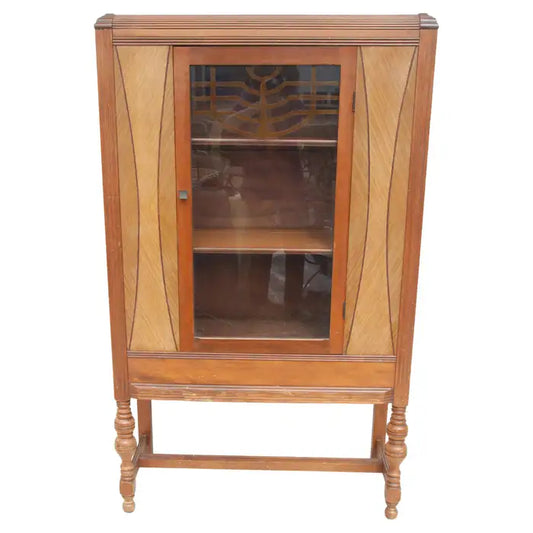 Antique 1930 Myers/Spalti Mfg Co Walnut Buffet