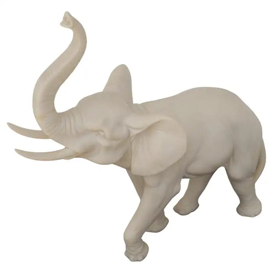 Cast Resin Good Luck Trunk Elephant